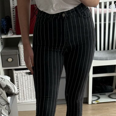 Black striped Jeans