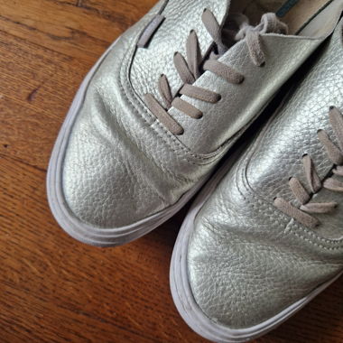 Sneakers Vans argentate silver