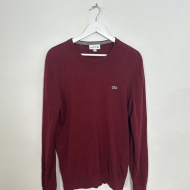 Maglione Lacoste bordeaux
