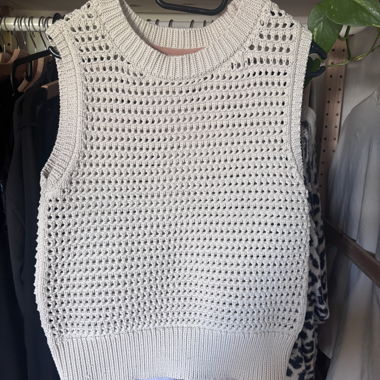 Gilet in maglia lavorato a maglia