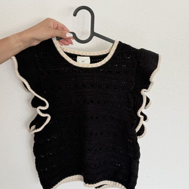 H&M top lavorato a maglia senza maniche