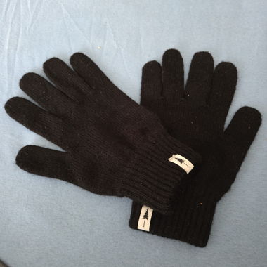 Schwarze Strickhandschuhe Marke Nikin