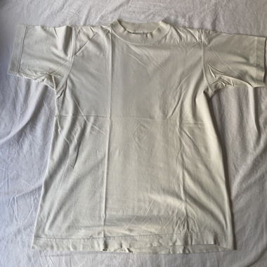 Vintage Basic Cream T-Shirt