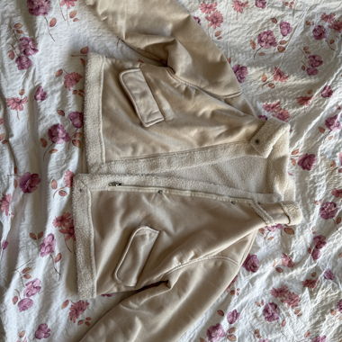 Giacca Teddy beige