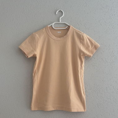 T-shirt Uniqlo U orange clair