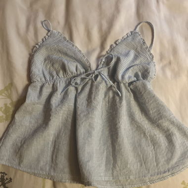 Striped Spaghetti Strap Top