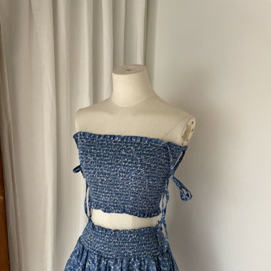 Sommer zweiteiler blue