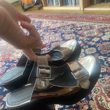 Plateau Holografic Sandals 