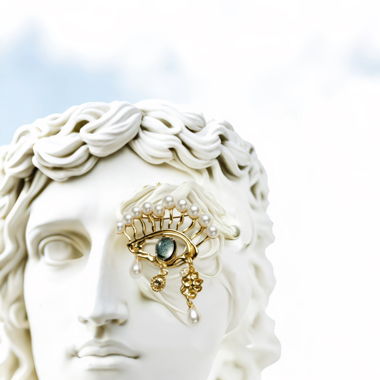 BROCHE ŒIL BAROCCO