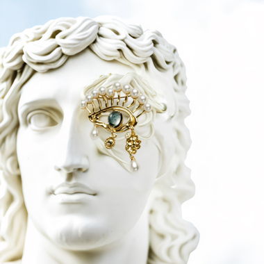 BROCHE ŒIL BAROCCO