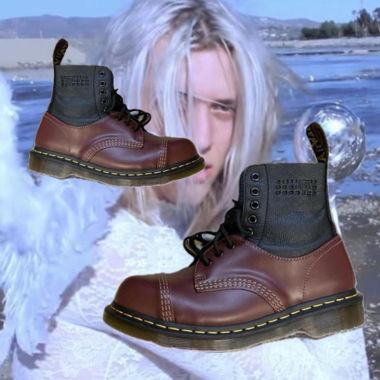 𓃭 Maison Margiela x dr. Martens leather Boots 𓃭