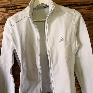 Adidas Sweatjacke weiss S