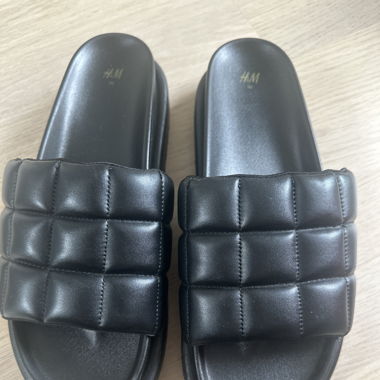 Plateau Sandalen schwarz