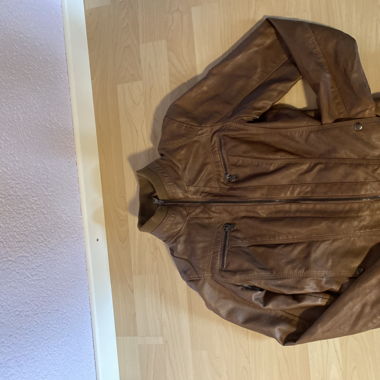 Schöne Leder Jacke