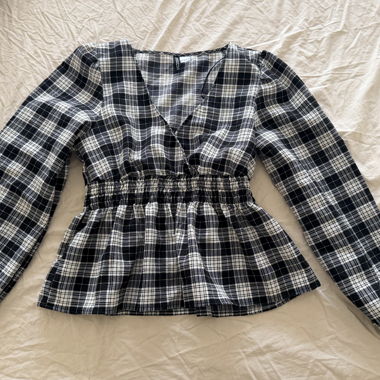 Blusa a quadri H&M