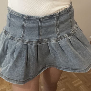 Kurzer Jeansrock