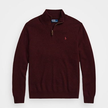polo ralph lauren wool zip jumper