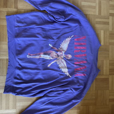 Nirvana Sweatshirt lila Gr. L
