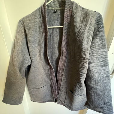 Jacket with a worn-in look