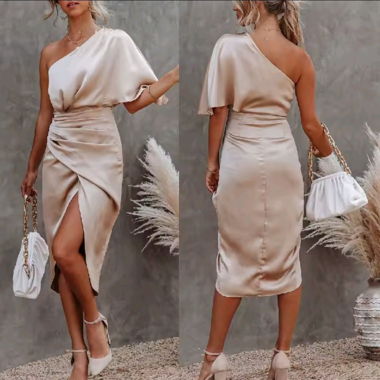 Satin Evening Dress
