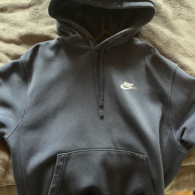 Felpa con cappuccio Nike blu