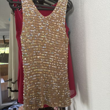 Top à Paillettes