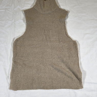 Maglione Marrone Chiaro Smanicato