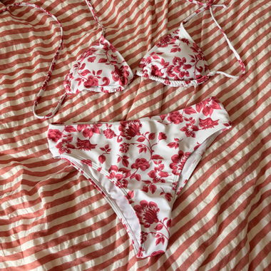 Costume da bagno a due pezzi floreale