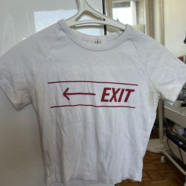 T-shirt blanc EXIT