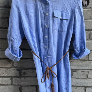 Blusenkleid hellblau