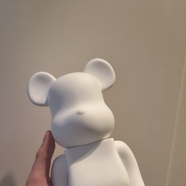 Bearbrick Figur in Weiss DIY