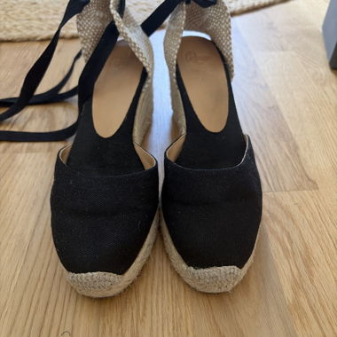 Castañer Black espadrille wedges