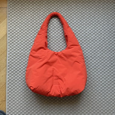 Borsa tote imbottita arancione