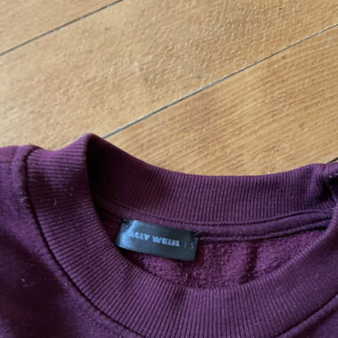 Burgundy sweater