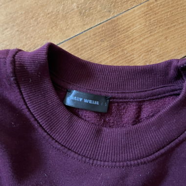 Burgundy sweater