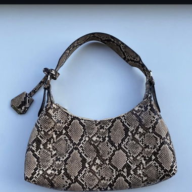 Glamorous Faux Snake Skin Bag