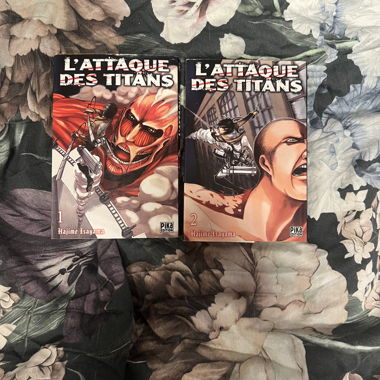Attack on Titan Band 1 und 2 auf Französisch