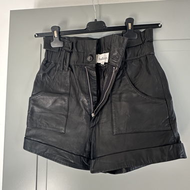 Shorts Bash aus Leder