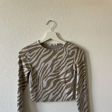 Longsleeve Croptop Getigert