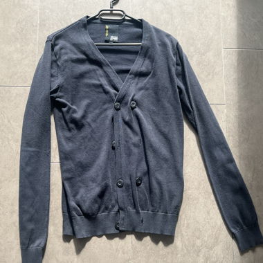 Cardigan blu scuro/nero