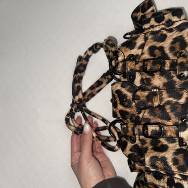 Leopard Tasche Neu, 