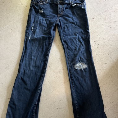 low waist bootcut jeans vintage