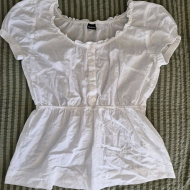 White Babydoll Top