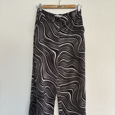 Stoffhose Zebramuster
