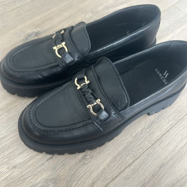 Schwarze VARESE Mokassins