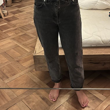 Jeans Mom noirs