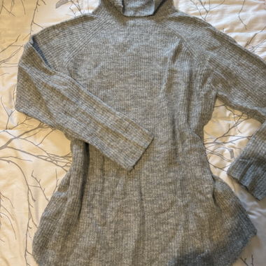 Grey winter dress