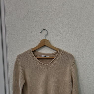 Strickpullover Beige