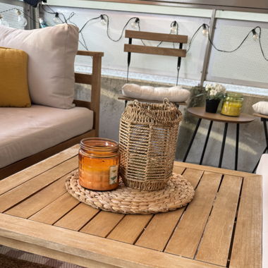 Table basse extérieure 