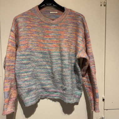 Maglione lavorato a maglia colorato Lille Lala